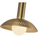 Alora Mood Arden LED 6 inch Brushed Gold Wall/Vanity Light Wall Light