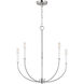 Greenwich 5 Light 24.13 inch Brushed Nickel Chandelier Ceiling Light