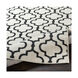 Seville 35 X 24 inch Black/White Rugs, Rectangle