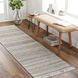 Lily 96 X 30 inch Taupe Rug, Runner