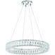 Kinsley 1 Light 24 inch Polished Chrome Chandelier Ceiling Light