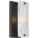 Veil 1 Light 5 inch Dark Matte Black ADA Wall Sconce Wall Light