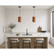 Souffle LED 5.75 inch Terra Cotta Single Pendant Ceiling Light