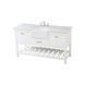 Clement 60 X 22 X 34.13 inch White Bathroom Vanity Cabinet