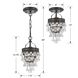Calypso 1 Light 7.25 inch Vibrant Bronze Semi Flush Ceiling Light