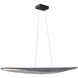 Pinkerton LED 51 inch Matte Black Horizontal Pendant Ceiling Light