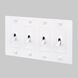 4G Toggle 120-277 White Light Switch