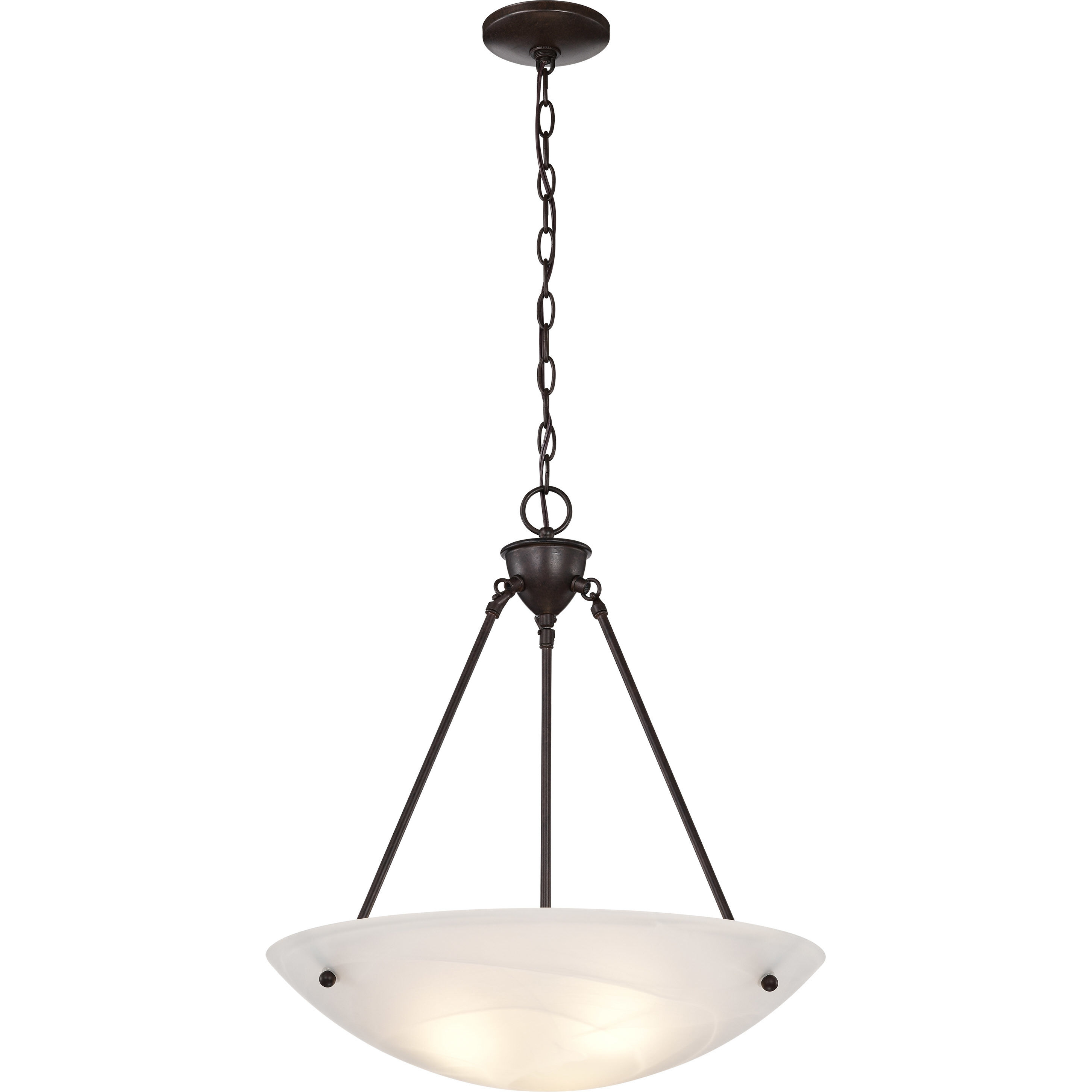 Brentwood 3 Light 22.5 inch Old Bronze Pendant Ceiling Light
