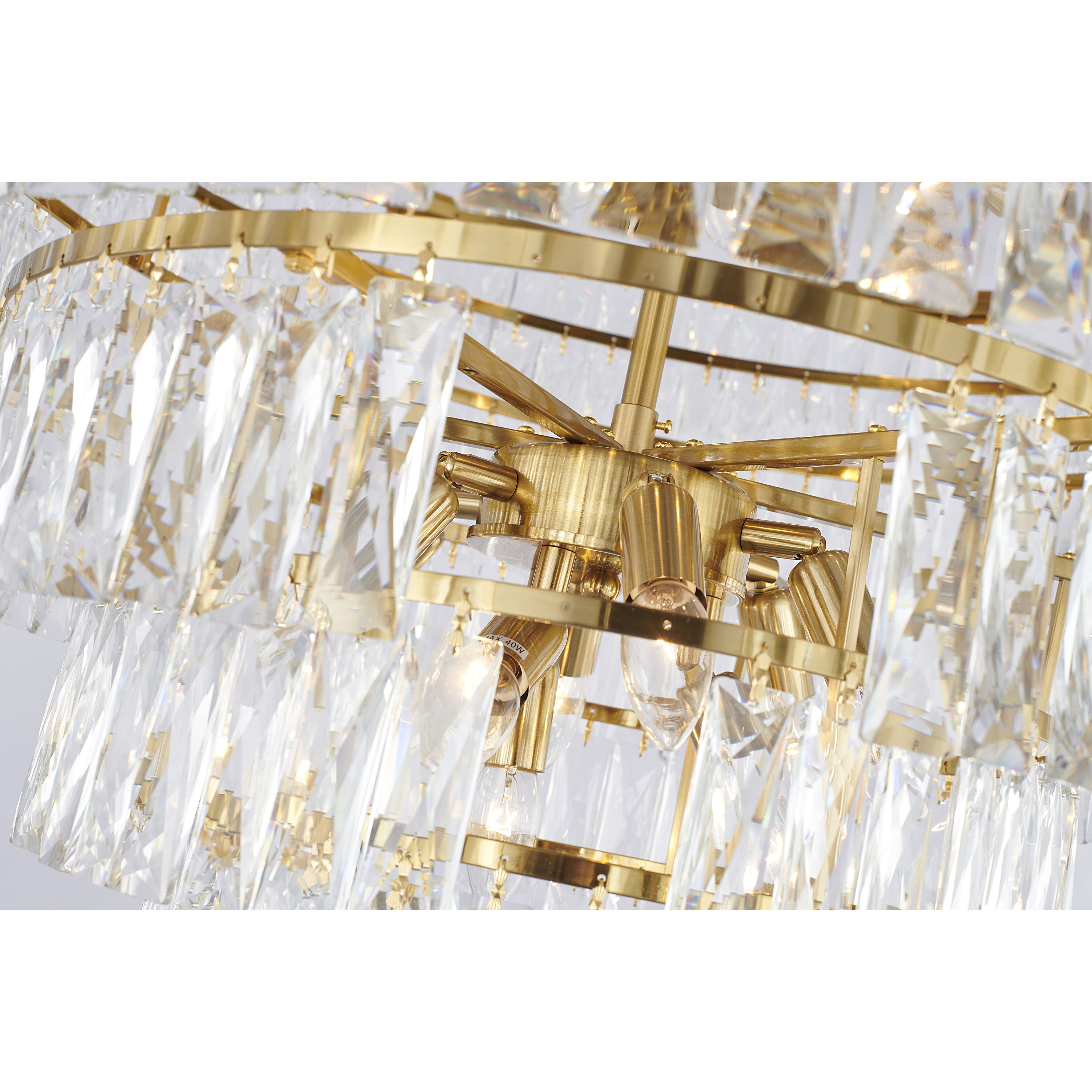 Canada 30 Light 36 inch Gold Chandelier Ceiling Light