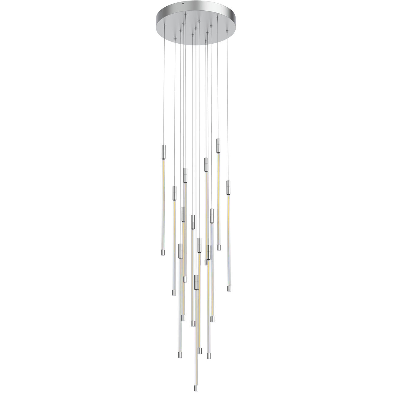 Motif LED 12.75 inch Chrome Multi-Pendant Ceiling Light