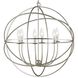 Somma Way 6 Light 22.5 inch Silver Chandelier Ceiling Light
