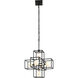 Plaza LED 17.5 inch Carbon and Havana Gold Pendant Ceiling Light
