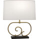 Chloe 22.75 inch 150 watt Warm Brass Table Lamp Portable Light