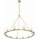 Aragon 12 Light 46.75 inch Soft Brass Chandelier Ceiling Light