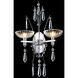Medallion 2 Light 14 inch Silver Wall Sconce Wall Light