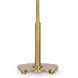 Daisy 28.5 inch 60.00 watt Natural Brass Table Lamp Portable Light, Buffet