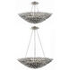 Broche 8 Light 30 inch Antique Silver Semi Flush Ceiling Light