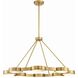 Orson 8 Light 38.5 inch Modern Gold Chandelier Ceiling Light