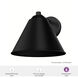 Aeronaut 1 Light 9 inch Matte Black Outdoor Wall Light, Small