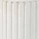 Fluted Column 22 X 16 inch White Concrete Side Table