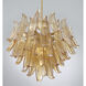 Regent 13 Light 28.25 inch Legacy Brass Chandelier Ceiling Light in Amber Crackled Glass