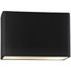 Ambiance Collection LED 8 inch Carbon Matte Black Outdoor Wall Sconce