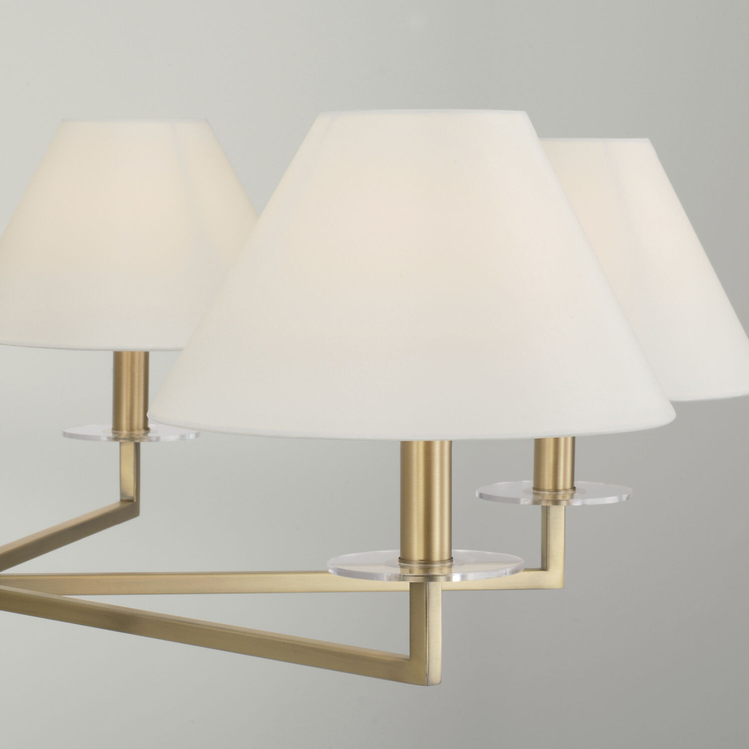 Gilda 6 Light 39.75 inch Aged Brass Chandelier Ceiling Light