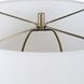 Liora 26.25 inch 150.00 watt White Glaze and Brushed Antique Brass Table Lamp Portable Light