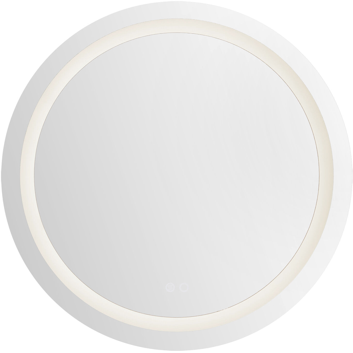 Hillmont 32 X 32 inch Sandblasted Merc Edge Wall Mirror