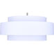 Landra 3 Light 22 inch Brushed Nickel Chandelier Ceiling Light