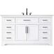 Remington 60 X 35 inch White Bathroom Vanity Cabinet