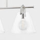 Karin 3 Light 44 inch Polished Nickel Island Pendant Ceiling Light