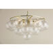 Mimi 6 Light 22.5 inch Aged Brass Chandelier Ceiling Light