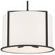 Carlyn 4 Light 16 inch Black Mini Chandelier Ceiling Light