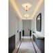 Fiorello 4 Light 21 inch Brushed Gold Convertible Pendant Ceiling Light