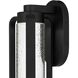 Clover LED 12 inch Sand Black Outdoor Wall Sconce