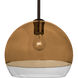 Ally 12 1 Light Bronze Stem Pendant Ceiling Light