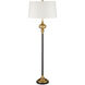 Haines 64.5 inch 150 watt Bronze and Vintage Brass Floor Lamp Portable Light