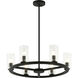Westlock 6 Light 24 inch Matte Black Pendant Ceiling Light