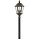 Estate Series Edgewater 4 Light 27.75 inch Oil Rubbed Bronze Outdoor Post Mount Lantern in Non-LED, Extra Large