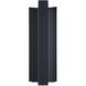 Jubilee LED 18.25 inch Matte Black Exterior Wall Sconce