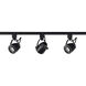 Brentwood 3 Light 120V Black Track Kit Ceiling Light