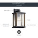 Marimount 1 Light 13 inch Black Outdoor Wall, Medium