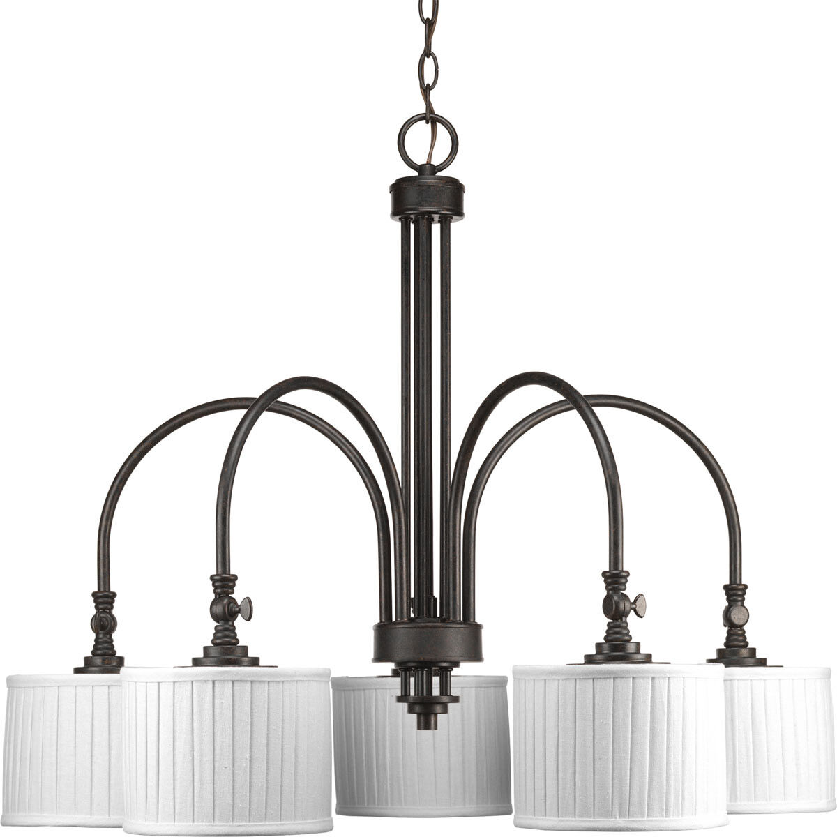 Clayton 5 Light 32 inch Espresso Chandelier Ceiling Light
