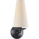 AERIN Fontaine 1 Light 5.5 inch Aged Iron Single Sconce Wall Light