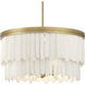 Briscade 9 Light 28 inch Painted Legacy Brass Pendant Ceiling Light