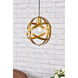 Celeste 1 Light 9.8 inch Brass Pendant Ceiling Light