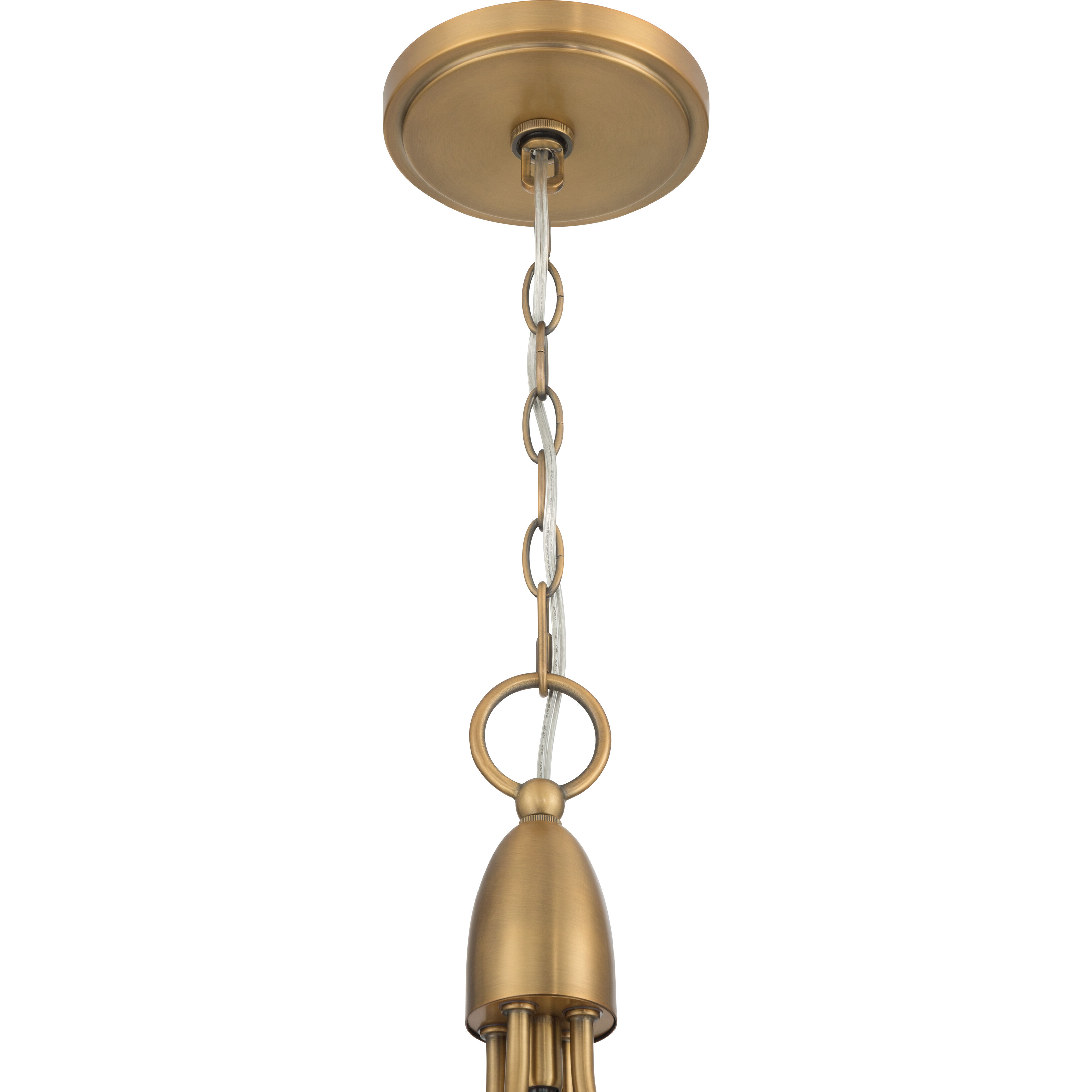 Althira 6 Light 32.75 inch Legacy Brass Pendant Ceiling Light