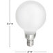 LumiGlo Cand. 2.00 watt 120v 2700 LED Bulb in Matte White