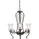 Signature 3 Light 24 inch Eternity Chandelier Ceiling Light